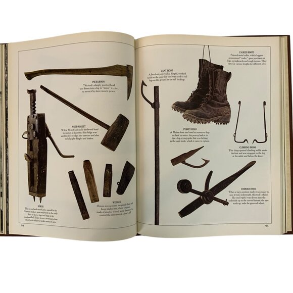 The Loggers Time Life Books Old West Series Illustrated Vintage 1976 Hardcover - Picture 8 of 13